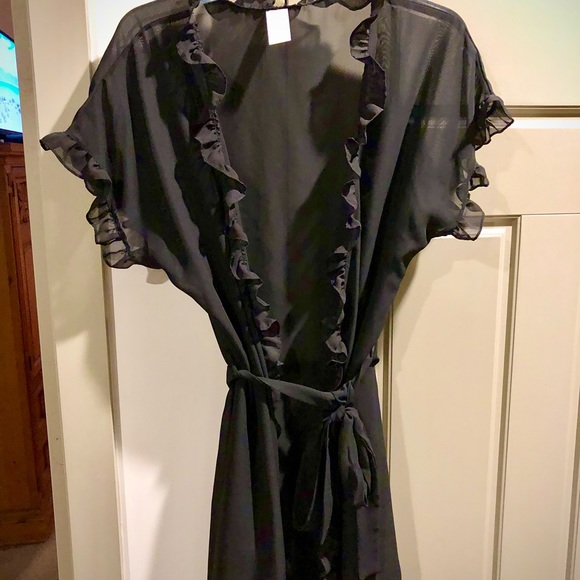 Black Teddy with Jacket, never worn! Lovely Lace. - Picture 5 of 7